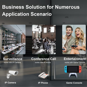 8-Port 10/100/1000 Base-TX không được quản lý Gigabit PoE mạng Ethernet <span class=keywords><strong>Switch</strong></span> với SNMP OEM được thiết kế - Product Image 2