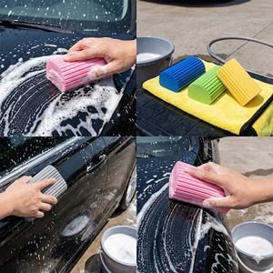 إسفنجة غسيل السيارات، وسادة تنظيف من البولي يوريثان لا تخدش للعناية بالسيارات وتنظيف الطلاء - Product Image 5