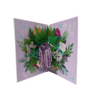 Tarjeta <span class=keywords><strong>de</strong></span> Felicitación Plegable Rectangular con Flores <span class=keywords><strong>de</strong></span> Hortensia 3D Pop-Up, Personalizada, <span class=keywords><strong>de</strong></span> Papel, <span class=keywords><strong>para</strong></span> Amigos, Superventas - Product Image 2