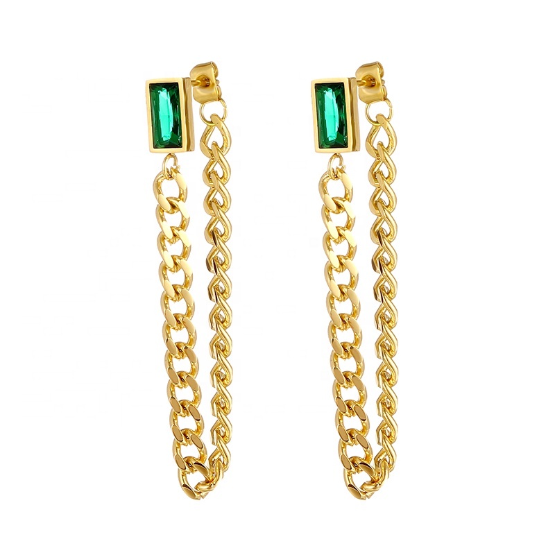 Fashion Earrings Trend 18k Gold Stainless