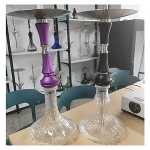 Nouveau style populaire espagne narguilé haute qualité aluminium acier inoxydable chicha russie kalian chicha