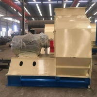 Broyeur à marteaux électrique avec moteur et roulement, capacité 5-6t/h, facile à utiliser, livraison rapide, machine à fabriquer de la sciure de bois