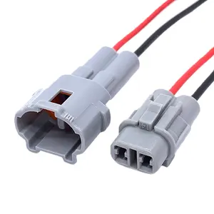 Sumitomo-carcasa sellada para coche, conector macho y hembra de 2 pines, arnés de cable, impermeable, color gris, para Honda 6180-2321 6187-2311