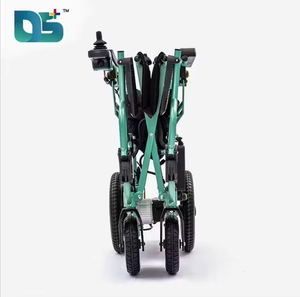 Sgancio Rapido Sportivo in Alluminio 360 °   Sedia a Rotelle Elettrica Pieghevole Leggera in Lega di Alluminio con Controller Joystick e Motore 250W*2 - Product Image 6