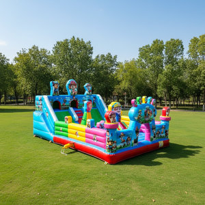 <span class=keywords><strong>Château</strong></span> <span class=keywords><strong>gonflable</strong></span> personnalisé Pat'Patrouille avec toboggan, structure de saut combinée pour enfants - Product Image 6