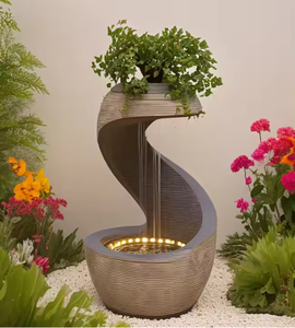 Fuente de Resina con Forma de Cabeza de León y Cascada de Roca, con Bola de Cristal Rodante y Luces LED, para Interiores, Económica y Elegante, Venta al por Mayor - Product Image 2