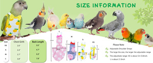 Popok burung <span class=keywords><strong>Cockatiel</strong></span> pakaian setelan penerbangan popok burung dapat digunakan kembali dengan lapisan dalam tahan air celana merpati lucu - Product Image 4
