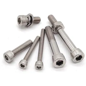 Din 912 stainless steel hex socket head cap screw A2 SS304 SS316 Hexagon socket cap screw