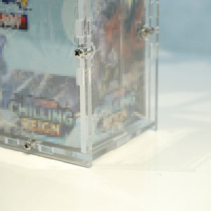 Venta al por mayor transparente pokemoned cuadrado impermeable acrílico caja de refuerzo para la exhibición solamente - Product Image 3