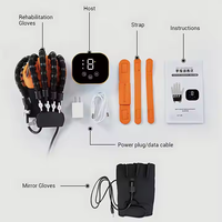 Gants de robot de rééducation pour les accidents vasculaires cérébraux et la paralysie Équipement d'exercice et de massage pour les doigts des personnes âgées