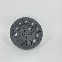 Hot Selling 6 Inch Mini Steel Tongue Drum 11-Note Rain Chime Percussion Musical Instrument Stainless Steel Drum Chamber