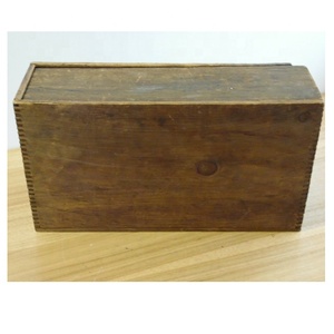 Di Legno d'epoca di yale porta più vicino Cassa della cassa della Scatola <span class=keywords><strong>country</strong></span> decor industriale 16x5x9 - Product Image 3