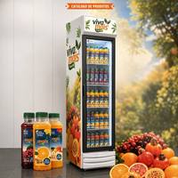 Réfrigérateur commercial vertical à porte vitrée pour boissons et bières, à économie d'énergie
