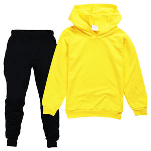 Vêtements pour enfants Sunny Baby, ensemble de vêtements en maille unie à manches longues, pull + pantalon décontracté - Product Image 3