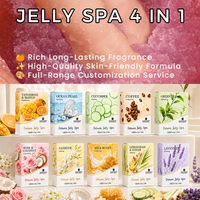 Traitement Rafraîchissant pour les Pieds à la Gelée de Concombre – Masque et Lotion Minérale pour Bain de Pieds – Kit de Pédicure Professionnel de Qualité Salon avec Service Personnalisé