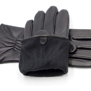 Guantes de Piel de Oveja Ecológicos para Mujer, de Dedo Completo, Negros, para Fiesta, a Precio Competitivo, los Más Vendidos, Novedad - Product Image 3