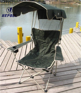 Silla de pesca portátil con sombrilla, silla plegable <span class=keywords><strong>para</strong></span> pesca Silla de <span class=keywords><strong>playa</strong></span> <span class=keywords><strong>respaldo</strong></span> con cobertizo, silla de camping - Product Image 6