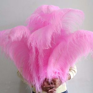Vente en gros de grandes plumes d'autruche noires 75-80 CM de haute qualité plumes d'autruche moelleuses et lisses motif teint multicolore - Product Image 4