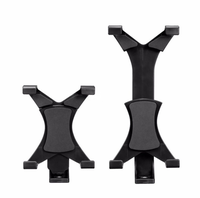 Support universel pour tablette, pince de fixation pour téléphone, support de fixation avec vis de 1/4 pouce, réglable de 58 à 185 mm pour iPad iPhone