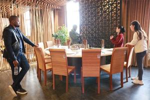 Teppanyaki Hibachi Semi-circulaire, pour Restaurant, hôtel et maison - Product Image 4