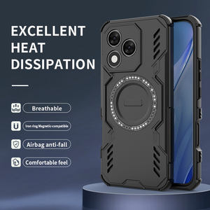 Funda de Teléfono 2 en 1 de TPU+PC de Lujo con Disipación de Calor y Resistente a Golpes, Diseño Elegante, Carga Inalámbrica, Cubierta Trasera para Honor 400 Lite - Product Image 2