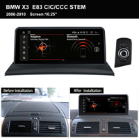 Système de navigation GPS, Carplay, Android Auto, WiFi, Bluetooth, écran IPS 10,25 pouces, autoradio, autoradio pour BMW X3 E83