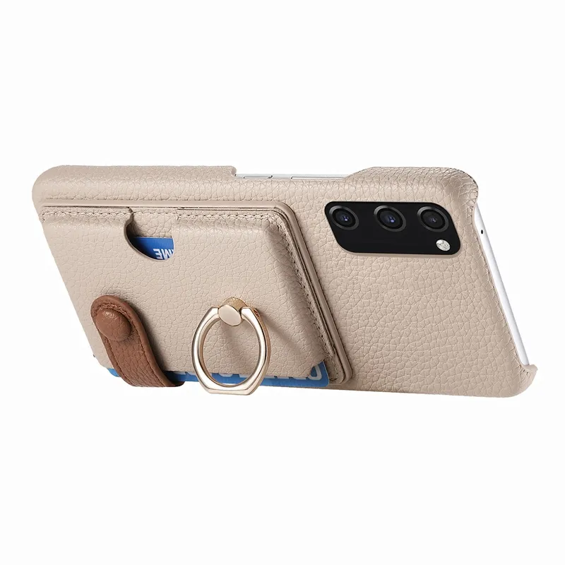 Чехол-бумажник для Samsung Galaxy S20/S20FE/S21, чехол-бумажник с кольцом для Galaxy S22 Plus