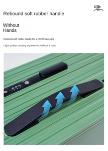 กระเป๋าเดินทางล้อลากแบบแข็ง รุ่นหรูหรา ปี 2026 ขนาด 20 นิ้ว พร้อมล้อหมุน - Product Image 2