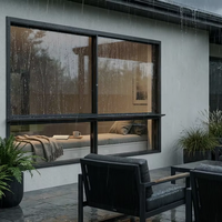 Moustiquaire coulissante en alliage d'aluminium pour fenêtre, maille de ventilation, couleur et design personnalisables, pour balcon résidentiel