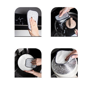 Paños de Limpieza de Alambre de Acero Antiarañazos para Uso Húmedo y Seco, Paños Multiusos de Malla Metálica para Cocina - Product Image 5