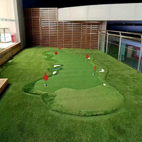 Gazon artificiel multicolore pour terrains de sport extérieurs, terrains de gateball, greens de putting - Vente en gros de fibres PPPE purement ondulées