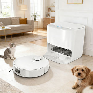 Self-Cleaning V9 Smart Robot Vacuum Cleaner 4000PA Wet/Dry Sweeping HEPA Laser Navigator <b>Mapping</b> 180Mins Runtime Automatic - Product Image 1