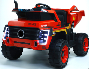 Coche Eléctrico para Niños, Tractor de Ingeniería de Cuatro Ruedas de 12 V, Camión Volquete para Niños - Product Image 2