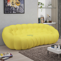 Canapé Bulle Moderne Sous Vide Compressé en Tissu Confortable de Designer pour Salon ou Balcon