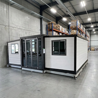 Conteneurs préfabriqués mobiles, bureaux, maisons, mini-maisons, maisons préfabriquées compactes, prêts à être expédiés, maison conteneur portable et extensible