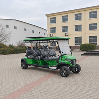 Carrito de Golf Eléctrico de 6 Plazas en Oferta, Motor de CA de 4KW, Transporte Turístico para Comunidades y Campus, Excelente Precio