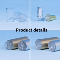 Flacon Airless Électroplaqué Populaire de 5, 10, 12, 15 ml avec Pompe à Lotion en PP pour Crème Contour des Yeux, Visage, Sérum, Fond de Teint – Emballage de Voyage