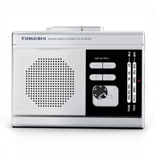 Lecteur de cassettes rétro avec support de carte TF, alimentation secteur ou piles, radio AM/FM, haut-parleur intégré et prise casque, Walkman - Product Image 3