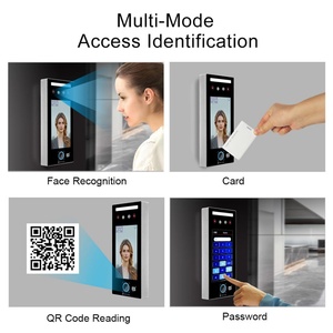 Système de contrôle d'accès biométrique IA 5 pouces avec reconnaissance faciale et empreintes digitales, logiciel cloud, suivi du temps de présence et scanner de codes QR, accès Wi-Fi gratuit - Product Image 6
