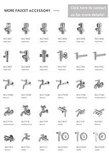 Robinet d'arrêt d'angle à trois voies en acier inoxydable SUS 304 de haute qualité pour salles de bain et toilettes, structure de contrôle manuel de l'eau - Product Image 6