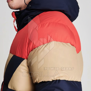 Fabricant pakistanais, vestes matelassées imperméables à col montant personnalisées pour l'hiver 2023, en vente - Product Image 1