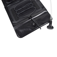 Sac de transport pliable imperméable en PVC 10L avec logo personnalisé pour le camping et l'alpinisme, idéal pour les activités de plein air