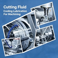 Fluide de coupe et liquide de refroidissement universel semi-synthétique de qualité industrielle pour les tâches de travail des métaux courantes