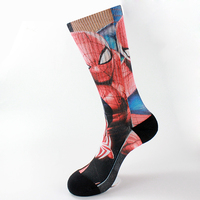 Chaussettes de sport décontractées personnalisées de marque célèbre, imprimées d'animaux, vierges, pour sublimation et impression numérique 3D