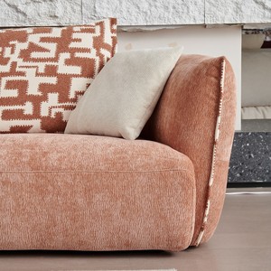 Canapé-lit en velours moderne de luxe en forme de L, avec des caractéristiques réglables, un design durable, un canapé sans os écologique pour <span class=keywords><strong>appartement</strong></span> - Product Image 4