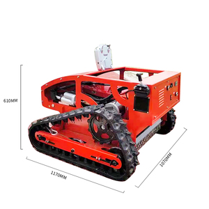 Crawler <b>Mini</b> Garden Power Grass Cutting Machine Remote Control <b>Robotic</b> Lawn Mower Engine Gear 550mm Mowing Width 200m Remote - Product Image 5