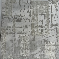 Tissu d'ameublement en velours brossé tricoté chaîne 100 % polyester 300 g/m² de poids moyen, imprimé uni, personnalisé pour meubles, voitures et canapés