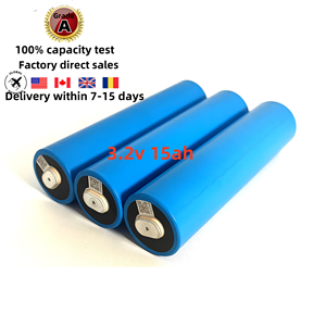 خلية بطارية ليثيوم فوسفات الحديد 3C 20 أمبير ساعة 40135 C33 C40 15 أمبير ساعة، شحن سريع، بطارية أسطوانية للدراجات الكهربائية وتخزين الطاقة الشمسية، 3.2 فولت، خلايا بطارية من الدرجة الأولى - Product Image 2