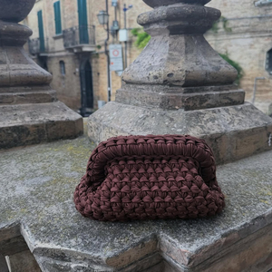 Borsa Tote all'Uncinetto in Fettuccia di T-Shirt, Borse Fatte a Mano di Lusso da Donna - Product Image 4