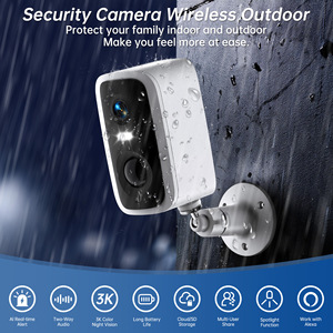 <span class=keywords><strong>Caméra</strong></span> <span class=keywords><strong>de</strong></span> <span class=keywords><strong>batterie</strong></span> sans fil extérieure intérieure à faible puissance 4MP IP65 étanche interphone bidirectionnel Cctv <span class=keywords><strong>caméra</strong></span> réseau intelligente - Product Image 4